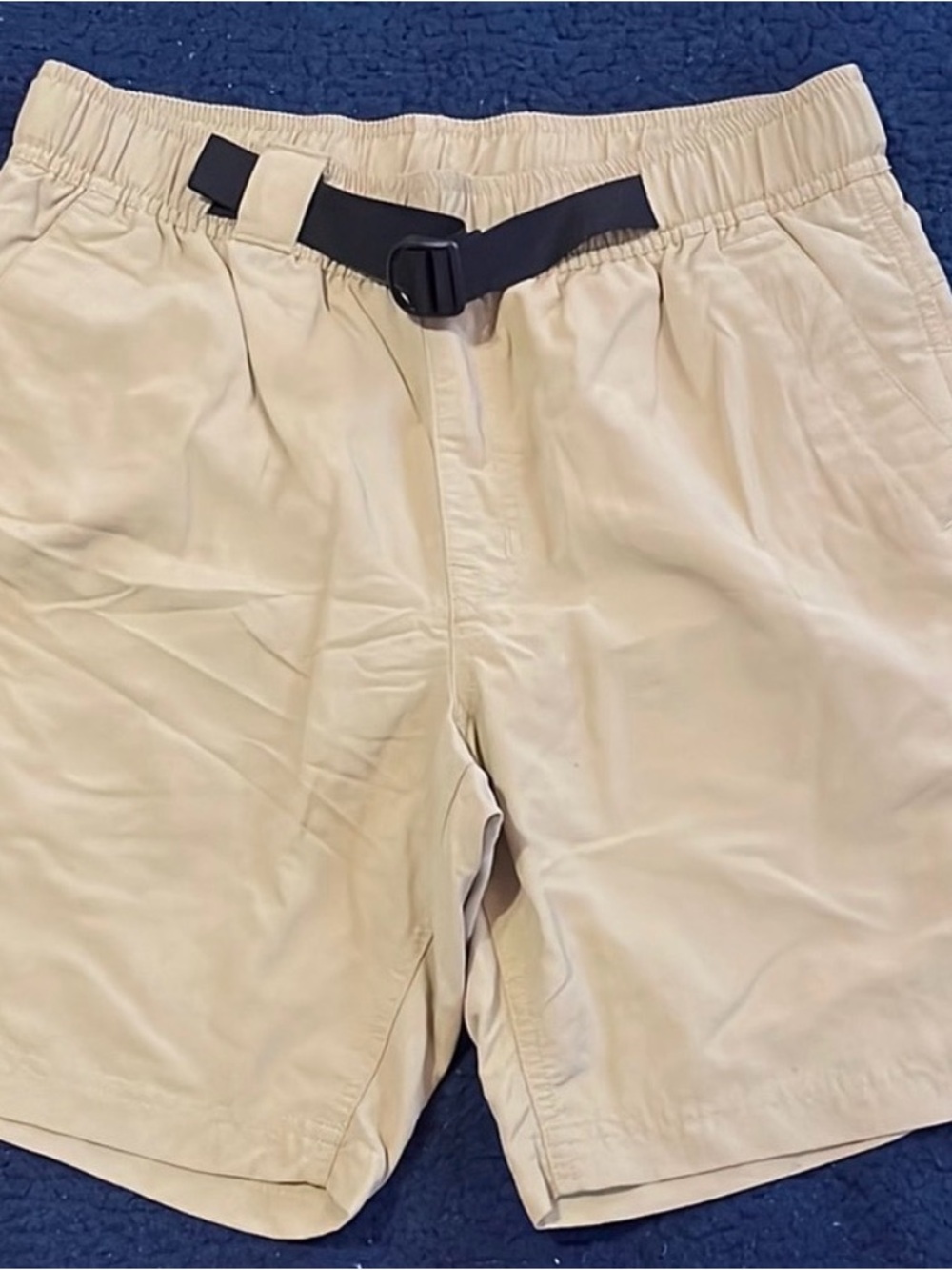North Face Elastic Waist Tan Shorts- Men:S